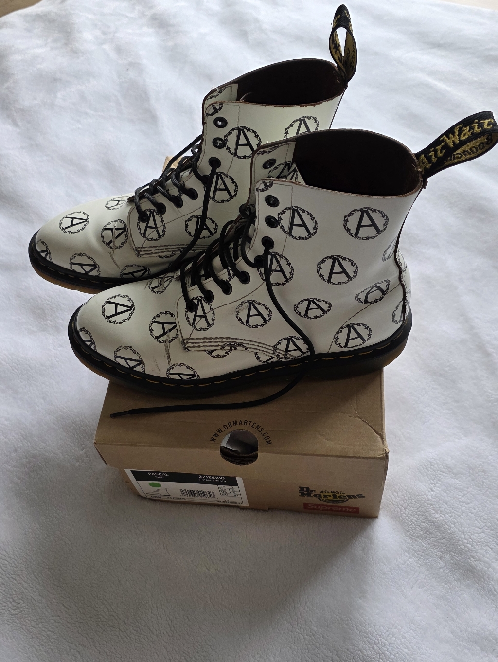 Rare, Dr. Martens Supreme X Undercover Leather Boots, Us Ladies 9, Mens 8